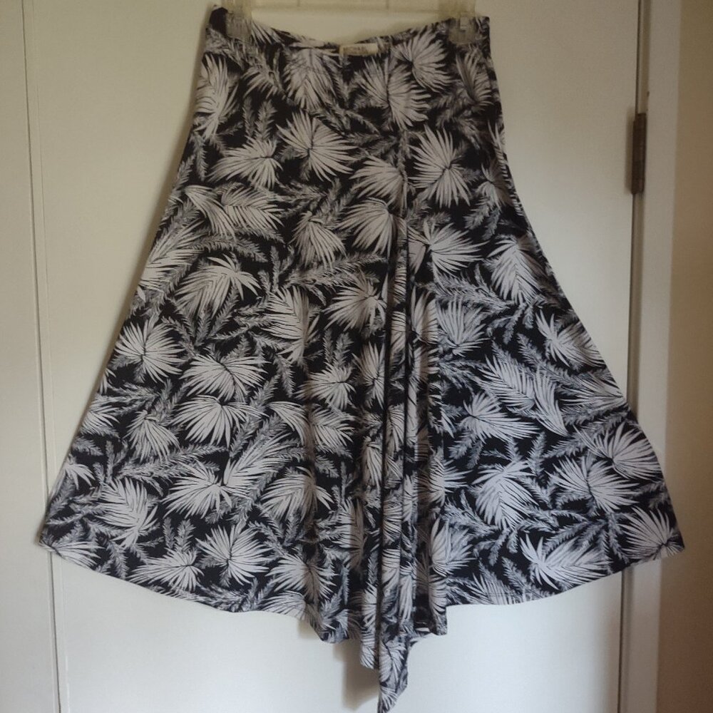 Michael Kors, midi skirt, black/white, Size M